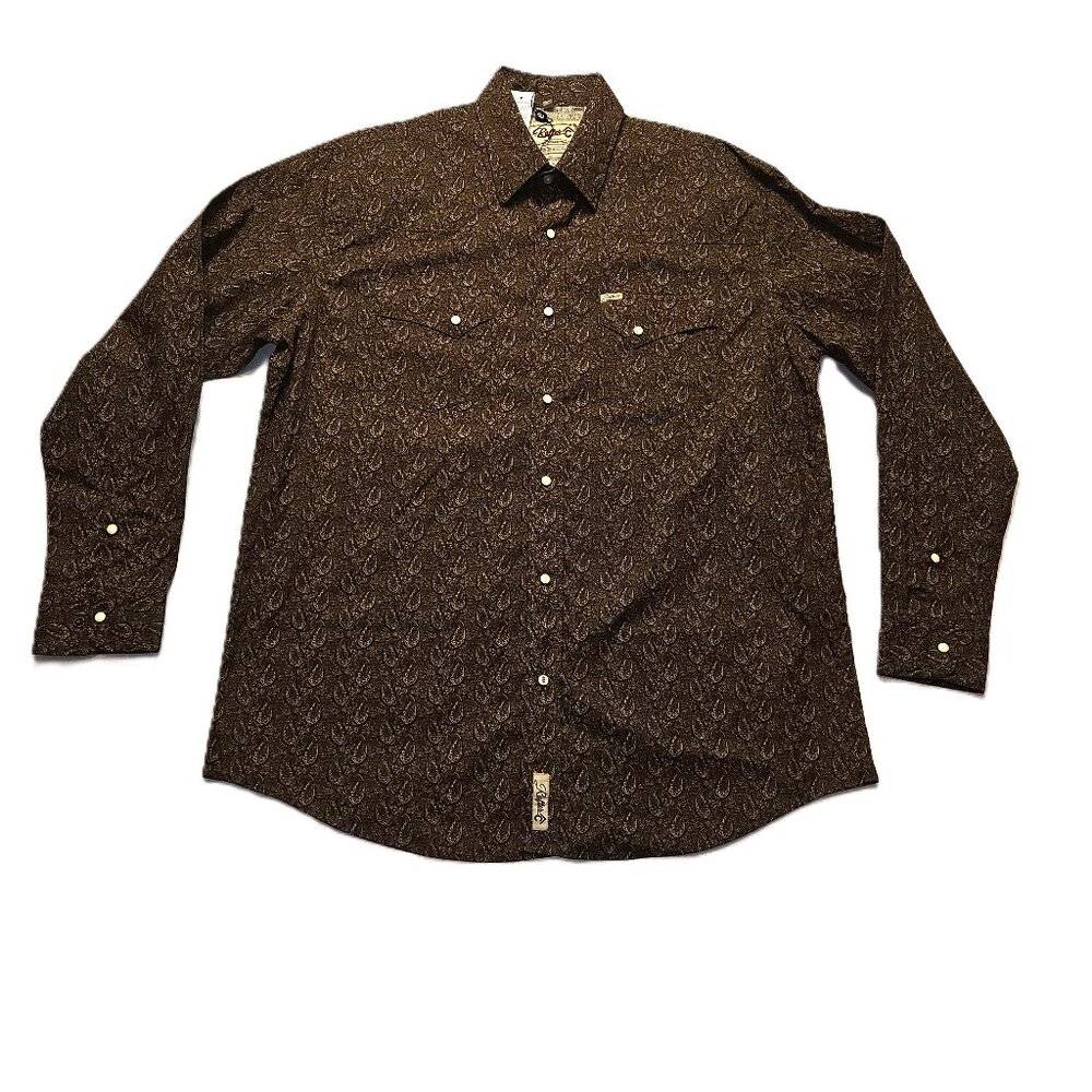 Rafter C Brown Paisley Shirt